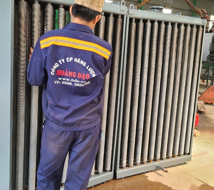 HDE thay đổi Giàn trao đổi nhiệt cho Dự án bán hơi sấy mủ cao su tại đơn vị Trần Dương (Quảng Trị)